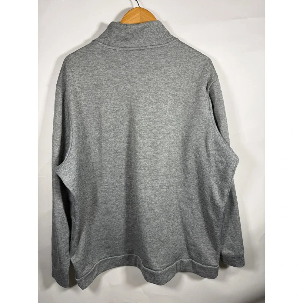 Nike Dri-FIT Mens XXL Grey Heather Quarter Zip Pullover‎ Standard Fit Sweatshirt